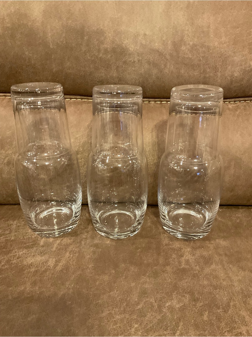 Set of 3 Glass Carafes